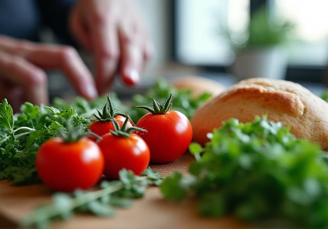 Frische regionale Zutaten bei Dämmerschein Catering